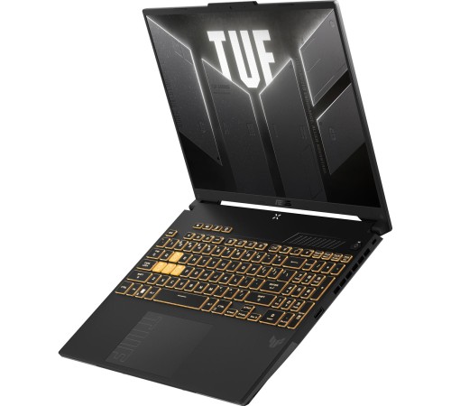 Ноутбук/ ASUS TUF F16 FX607VJ-RL013 16"(1920x1200 (матовый, 144Hz) IPS)/Intel Core 5 210H(2.2Ghz)/16384Mb/512PCISSDGb/noDVD/Ext:nVidia GeForce RTX3050(6144Mb)/Cam/BT/WiFi/56WHr/war 1y/2.2kg/Mecha Gray/DOS