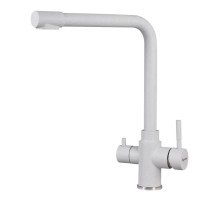 Смеситель Kuppersberg/ Смеситель с высоким изливом с фильтром 2 в 1, Высота смесителя – 342 мм, Глубина излива – 259 мм, Отверстие – 35 мм, Материал – крашенная латунь