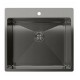 Кухонная мойка RIVELATO Rivelato Rinox 5450 PVD black Мойка нерж.сталь 1 чаша 540*500*200 мм, монтаж: врезной, материал: нержавеющая сталь, цвет: черный