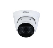 Уличная купольная IP-видеокамера, 2Мп; 1/2.8 CMOS; моторизованный объектив 2.812 мм; механический ИК-фильтр; чувствительность 0.008лк@F1.7; H.265+ H.265 H.264+ H.264 MJPEG; 2 потока до 2Мп@25к/с; ИК-подсветка до 40м; MicroSD до 256 Гбайт; защита: IP67; 12