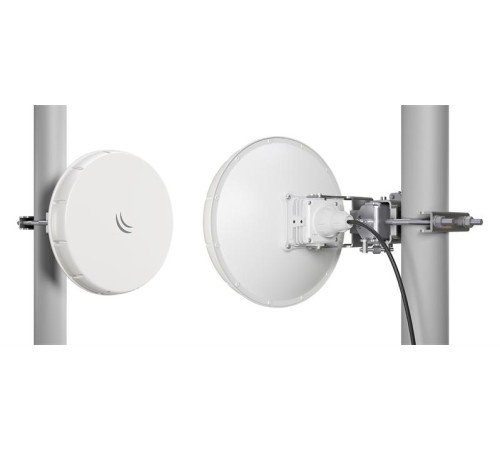 Комплект из двух точек доступа MikroTik Wireless Wire nRAY (Pair of preconfigured nRAYG-60ad devices for 60Ghz link (60GHz antenna, 802.11ad wireless, two core 1.2GHz CPU, 256MB RAM, 1x Gigabit L (существенное повреждение коробки)