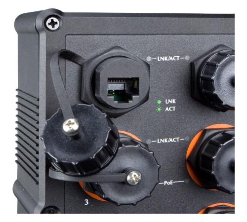 коммутатор/ PLANET IP67-rated Industrial L2+ 4-Port 10/100/1000T 802.3at PoE + 2-Port 10/100/1000T Managed Ethernet Switch(-40~75 degrees C), ERPS Ring, 1588,  6 x waterproof RJ45 connectors included