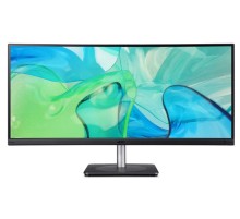 Монитор 34'' ACER Vero CB343CURbemiiphuzx, ZeroFrame,Curved 3800R Black,21:9,IPS,3440x1440,4ms,300cd,60Hz,2xHDMI(2.0)+1xDP(1.2)+1xType-C(90W)+Audio out+USB3.2x2(Gen2)+USB 3.2x1(Gen1)+USB-B(2up 3down)