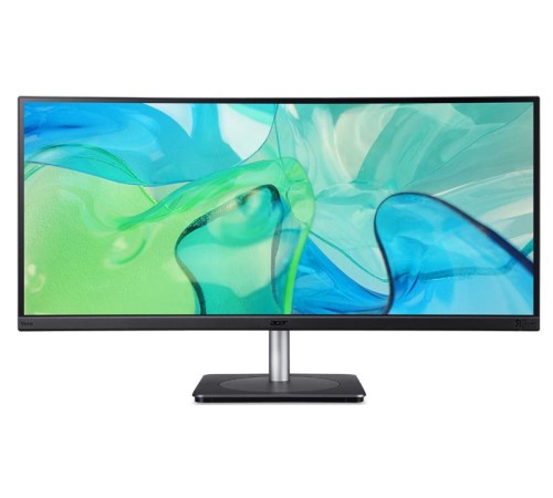 Монитор 34'' ACER Vero CB343CURbemiiphuzx, ZeroFrame,Curved 3800R Black,21:9,IPS,3440x1440,4ms,300cd,60Hz,2xHDMI(2.0)+1xDP(1.2)+1xType-C(90W)+Audio out+USB3.2x2(Gen2)+USB 3.2x1(Gen1)+USB-B(2up 3down)