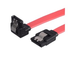 Кабель/ Кабель GoPower SATA (m)-SATA (m) 0.5м силикон ver.3.0 красный (1/250)