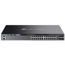 коммутатор TP-Link SG6428X, Omada 24-PortGigabit Stackable L3 Managed Switch with 4 10GE SFP+ Slots