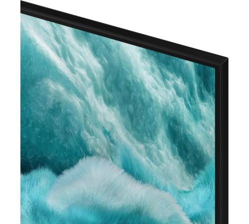 Телевизор ЖК 55'' Samsung/ 55", QLED, Ultra HD, Tizen Smart TV, HDR10+, Wi-Fi, Voice, DVB-T2/C/S2, Bluetooth, CI+(1.4), 20W, OTS Lite, 3HDMI, 2USB, Titan Gray 2025