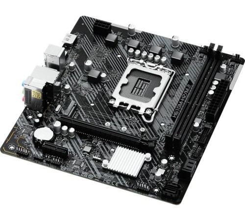 Материнская плата ASROCK H610M-H2/M.2, LGA1700, H610, 2*DDR4, 4*SATA, 1*M.2, 2*USB 3.2, 4*USB 2.0, 1*PCIx16, 1*PCIx1, 2*HDMI, mATX