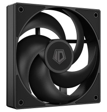 Кулер для корпуса/ Case Cooler ID-COOLING AS-120-K (120x120x25mm, 4-pin PWM, 58CFM, 27.2dBA, 2000RPM, Black)