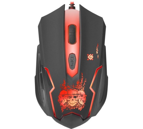 Defender Проводная игровая мышь Skull GM-180L оптика,6кнопок,800-3200dpi