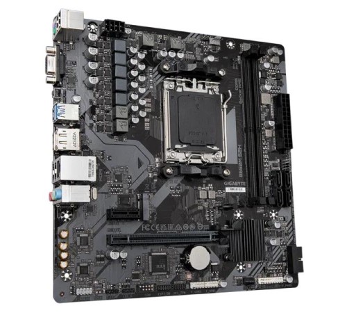 Материнская плата GIGABYTE B650M S2H, AM5, B650, 2*DDR5, 4*SATA, 1*M.2, 2*USB 3.2, 4*USB 2.0, 1*PCIx16, 1*PCIx1, DP+HDMI, mATX