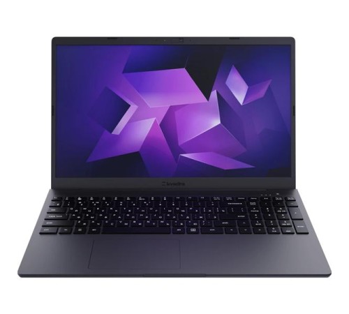 Ноутбук KVADRA NAU LE15T  Rev. 1.1 Core i3-1215U 1.2GHz,15,6" FHD (1920x1080) IPS,8Gb DDR4-3200(1), 512Gb SSD,55Wh,1.8kg,1YW,FHD Webcam,WiFi/BT, noOS, Графит, МПТ