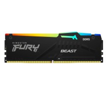 Память оперативная/ Kingston 16GB 5600MT/s DDR5 CL36 DIMM FURY Beast RGB EXPO