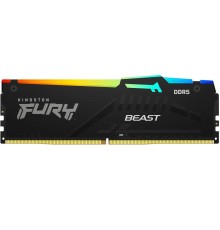 Память оперативная/ Kingston 16GB 5600MT/s DDR5 CL36 DIMM FURY Beast RGB EXPO