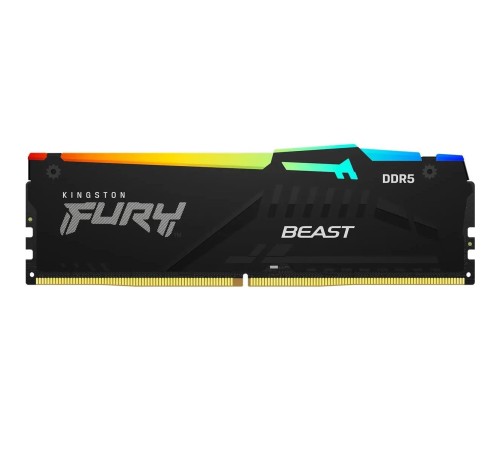 Память оперативная/ Kingston 16GB 5600MT/s DDR5 CL36 DIMM FURY Beast RGB EXPO Память оперативная/ Kingston 16GB 5600MT/s DDR5 CL36 DIMM FURY Beast RGB EXPO