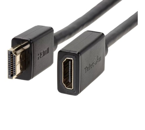 Кабель/ Кабель удлинительный  HDMI-19M---HDMI-19F ver 2.0, 3m, Telecom <TCG-235MF-3M>