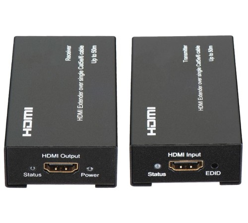 Приёмник/ OSNOVO Комплект для передачи HDMI по одному кабелю витой пары CAT5e/6 до 50м