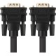 Greenconnect Кабель SVGA 20.0м чёрный, позолоченные контакты, ферритовые кольца, OD8.0mm. 15M / 15M Premium GCR-VM2VM2-20.0m, 28/28 AWG, двойной экран