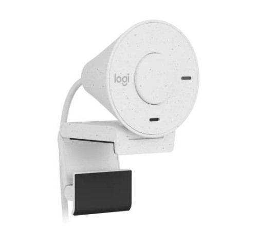 Веб-камера Logitech Webcam Brio 300, 1920x1080, Off-White, защитная шторка, USB-C, [960-001442]
