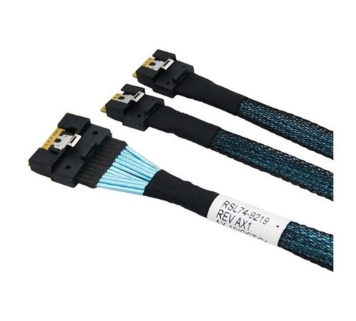 Кабель/ SFF-8654 8i/SFF-8654 4i*2-0.8M