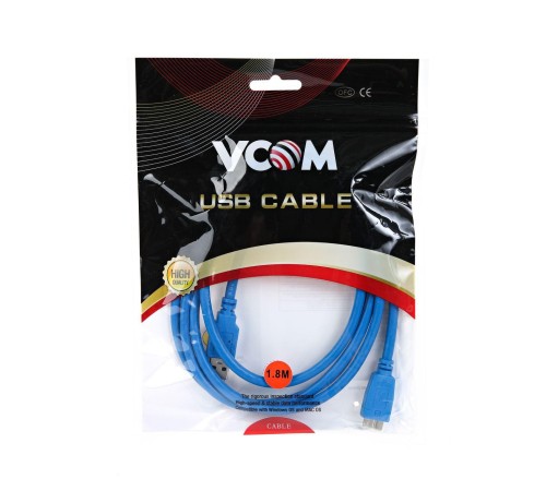 Кабель/ Кабель соединительный USB3.0 Am-MicroBm 1,8m VCOM (VUS7075-1.8M)