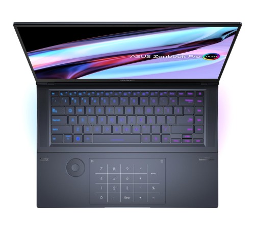 Ноутбук/ ASUS UX7602VI-ME097X Touch 16"(3840x2400 OLED)/Touch/Intel Core i9 13900H(2.6Ghz)/32768Mb/1024PCISSDGb/noDVD/Ext:nVidia GeForce RTX4070(8192Mb)/Cam/BT/WiFi/96WHr/war 1y/2.4kg/Tech Black/Win11Pro + NumberPad; +стилус +кабель USB-A--RJ45; +рюк Ноутбук/ ASUS UX7602VI-ME097X Touch 16"(3840x2400 OLED)/Touch/Intel Core i9 13900H(2.6Ghz)/32768Mb/1024PCISSDGb/noDVD/Ext:nVidia GeForce RTX4070(8192Mb)/Cam/BT/WiFi/96WHr/war 1y/2.4kg/Tech Black/Win11Pro + NumberPad; +стилус +кабель USB-A--RJ45; +рюк