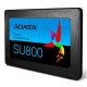 Твердотельный накопитель/ ADATA SSD Ultimate SU800, 1024GB, 2.5" 7mm, SATA3, 3D TLC, R/W 560/520MB/s, IOPs 80 000/80 000, DRAM buffer 1024MB, TBW 800, DWPD 0.7 (3 года)
