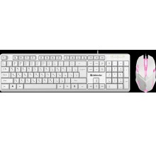 Defender Проводной набор Motion C-977 RU,белый,полноразмерный,1.8м