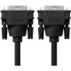 Greenconnect Кабель DVI-D 1.0m, черный, OD 8.5mm, 28/28 AWG, DVI/DVI, 25M/25M, GCR-DM2DMC-1.0m, двойной экран