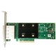 Контроллер/ Broadcom 9500-16e HBA, Low Profile Bracket, FH (attached), PCIe Gen4 x8 LP, Tri-Mode SAS/SATA/NVMe 12G HBA, 16port(4*ext SFF8644), SAS3816