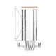 Кулер для процессора/ CPU Cooler PCCooler RZ500 WH (250W, 4-pin PWM, 155mm, Al/Cu, 5x6mm, 1x120mm, 86.73CFM, 32dBA, 2200RPM, S: 1851/1700/1200/115X, AM5/AM4, white)