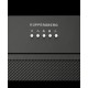 Встраиваемая вытяжка Kuppersberg/ Встраиваемая вытяжка Kuppersberg, High-Tech, 60 см, механическое управление, обратный клапан, 3 скорости, 780 м3/ч, периметральное всасывание, угольный фильтр KF-SC 2 (опция), уровень шума 62 дБ, цвет черный