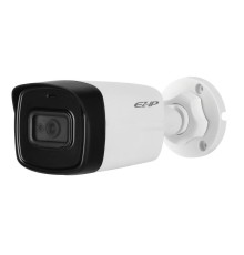 EZ-IP by Dahua Видеокамера HDCVI цилиндрическая, 1/2.7" 2Мп КМОП, Звук с передачей по коаксиалу, 25к/с при 1080P, 25к/с при 720P 2.8мм объектив 80м ИК, Smart IR, ICR, OSD, 4в1(CVI/TVI/AHD/CVBS) IP67, металл + пластик