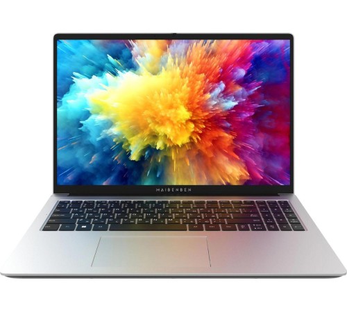 Ноутбук Maibenben M653 16"(1920x1200 (матовый) IPS)/AMD Ryzen 3 5400U(2.6Ghz)/8192Mb/512PCISSDGb/Int:AMD Radeon/Cam/BT/WiFi/45.6WHr/war 1y/1.79kg/Silver/Linux + Screen 60Hz, 300nits, 16:10 Ноутбук Maibenben M653 16"(1920x1200 (матовый) IPS)/AMD Ryzen 3 5400U(2.6Ghz)/8192Mb/512PCISSDGb/Int:AMD Radeon/Cam/BT/WiFi/45.6WHr/war 1y/1.79kg/Silver/Linux + Screen 60Hz, 300nits, 16:10