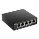 Коммутатор D-Link Неуправляемый PoE-коммутатор, 5x100Base-TX (4x100Base-TX PoE), PoE-бюджет 60 Вт, корпус металл