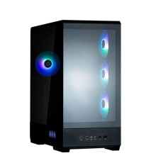 корпус ZALMAN P50 DS, ATX, BLACK, WINDOW, 2x3.5", 3x2.5", 1xUSB TYPE-C, 2xUSB3.0, SIDE 3x120mm ARGB, REAR 1x120mm ARGB (незначительное повреждение коробки)