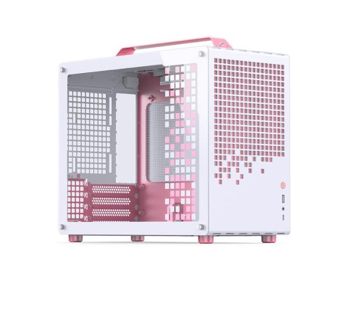 Корпус без блока питания/ Case JONSBO Z20, Mini-Tower, TG, no fan, 1xUSB-A 3.2 + 1xUSB-C 3.2, mATX, mITX Pink/White Корпус без блока питания/ Case JONSBO Z20, Mini-Tower, TG, no fan, 1xUSB-A 3.2 + 1xUSB-C 3.2, mATX, mITX Pink/White