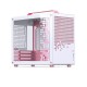 Корпус без блока питания/ Case JONSBO Z20, Mini-Tower, TG, no fan, 1xUSB-A 3.2 + 1xUSB-C 3.2, mATX, mITX Pink/White