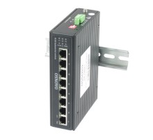 Коммутатор/ OSNOVO SW-70800-I Промышленный коммутатор Gb Ethernet на 8 портов, 8*10/100/1000Base-T, встроенная грозозащита 6кВ, БП в комплект НЕ входит, монтаж на DIN-рейку (крепление в комплекте)