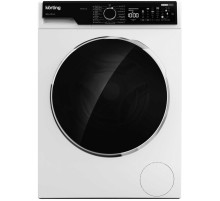 Стиральная машина Korting/ Стиральная машина с фронтальной загрузкой, ГЛУБИНА 58 см,загрузка: стирка/сушка - 9/6 кг, скорость отжима 1400 об/мин,  инверторный двигатель, сенсорное управление в поворотным JOG регулятором, технология ACTIVE JET, Цифровой ди