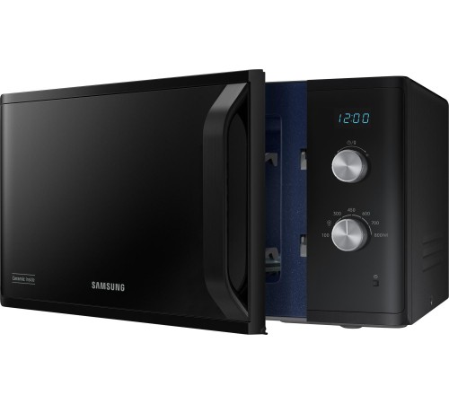 Микроволновые печи Samsung/ Микроволновая печь, 23л, БИОкерамика -10 лет гарантия, цвет чёрный, гриль, равномерное распределение микроволн, LED дисплей