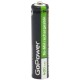 Аккумулятор бытовой GoPower HR03 AAA BL2 NI-MH 400mAh (2/20/320) блистер (2 шт.)