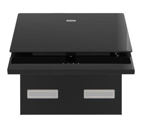 Вытяжка Franke/ Best, Вытяжка наклонная TEMPER 50 BK, 50 см, 1000 м3/ч, сенсорное управление, LED освещение, 62 дБ, Угольный фильтр Ф-09 (опция), цвет черный