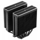 Кулер для процессора DEEPCOOL AG620 BK ARGB V2 LGA20XX/1700/1200/115X/AM5/AM4 (9шт/кор, TDP 260W, PWM, ARGB DUAL Fan 120mm, 6 тепл. трубок, черный) RET (R-AG620-BKAMMN-GJD)
