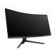 Монитор/ Acer ED343CURHbmiippx 34'', ZeroFrame, Curved 1000R Black, 21:9, VA, 3440x1440, 1 / 4ms, 300cd, 100Hz, 2xHDMI(2.0) + 2xDP(1.2) + Audio out, Speakers 3Wx2, sync: FreeSync, hdr: HDR 10