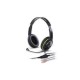 Гарнитура Genius HS-400A, 2х mini jack 3.5mm, полноразмерные наушники, регулятор громкости на проводе, длина провода 1,8м