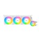 Водяное охлаждение для процессора/ Water Cooling System SAMA L60 White (360mm, White, ARGB/ Fans: 3x120mm, 82.79CFM, 29dBA, 2000RPM/ Pump height 52mm, 29dBA, 2500RPM, Rad thickness 27mm/ S: 1851, 1700, 1200, 20XX, 115X, AM5, AM4)
