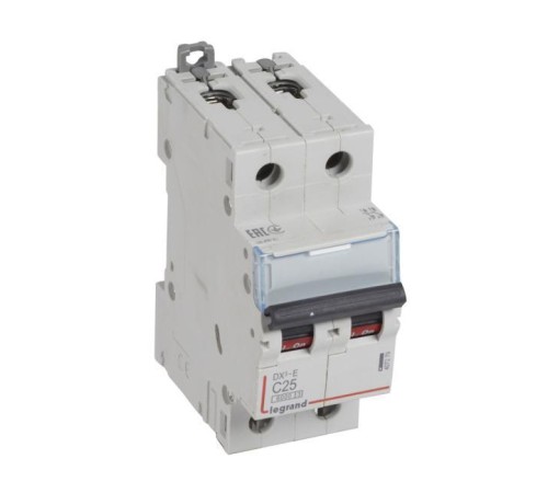 Авт.выключатель DX3-E C25 2П 6000/6kA