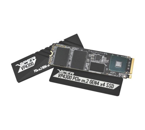 Твердотельный накопитель Patriot Viper VP4300 1TB M.2 2280 NVMe PCIe 4.0 x4 R7400/W5500 TBW 1000TB DRAM-Buffered 3D NAND TLC Твердотельный накопитель Patriot Viper VP4300 1TB M.2 2280 NVMe PCIe 4.0 x4 R7400/W5500 TBW 1000TB DRAM-Buffered 3D NAND TLC