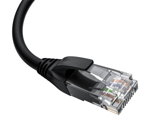 GCR Патч-корд прямой 2.0m UTP кат.5e, черный, нижний угол, литой, ethernet high speed, RJ45, T568B, GCR-53196 GCR Патч-корд прямой 2.0m UTP кат.5e, черный, нижний угол, литой, ethernet high speed, RJ45, T568B, GCR-53196